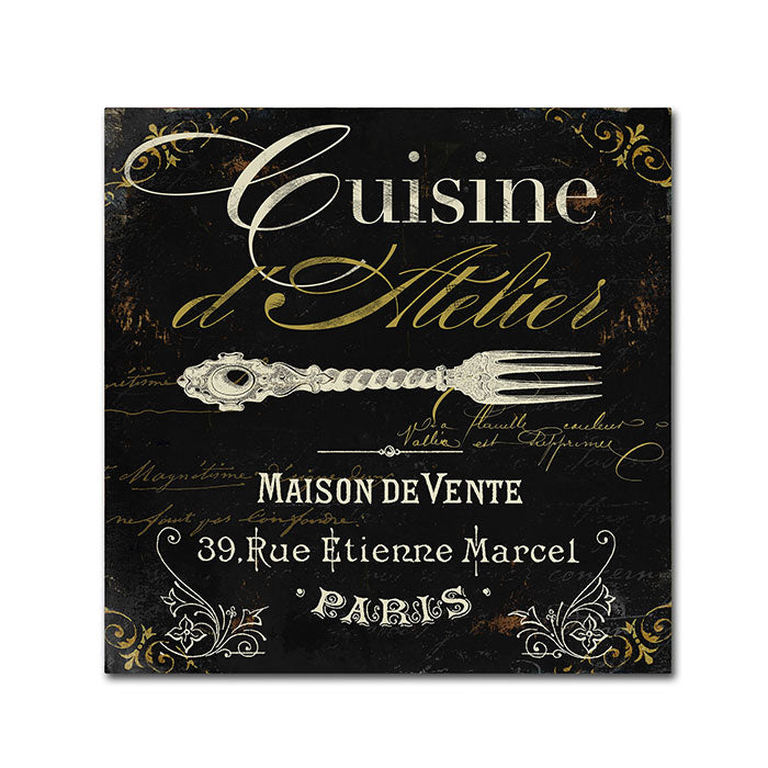 Color Bakery La Cuisine I Canvas Wall Art 14 x 14 Image 1