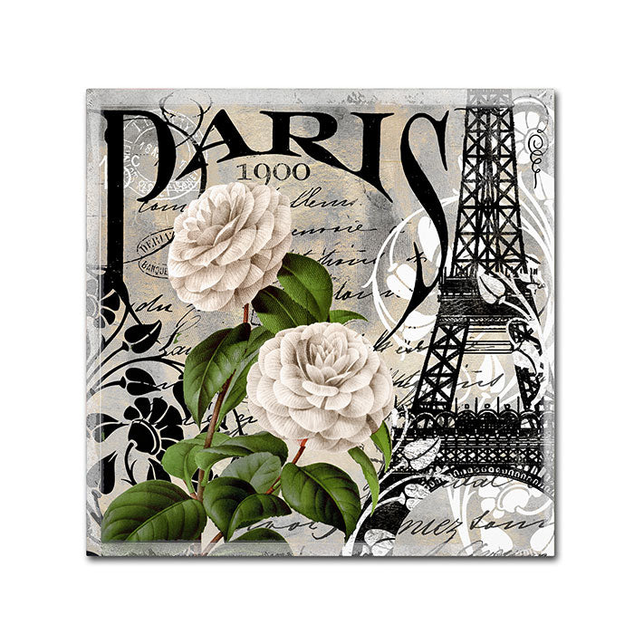 Color Bakery Paris Blanc II Canvas Wall Art 14 x 14 Image 1