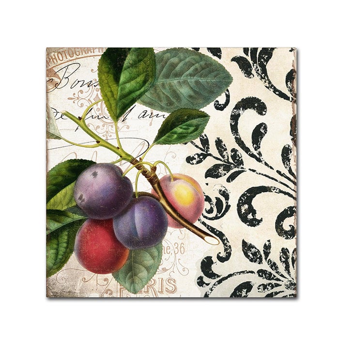 Color Bakery Les Fruits Jardin III Canvas Wall Art 14 x 14 Image 1