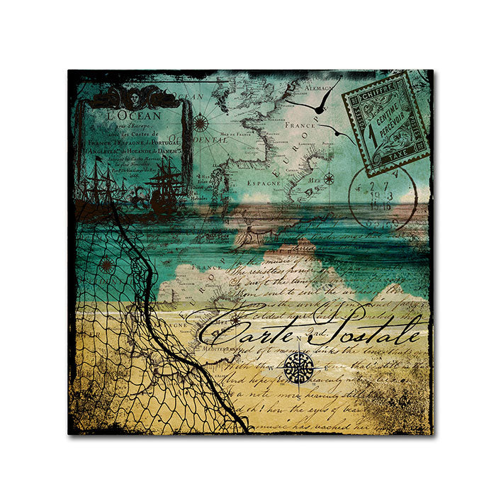 Color Bakery Ocean Clouds I Canvas Wall Art 14 x 14 Image 1