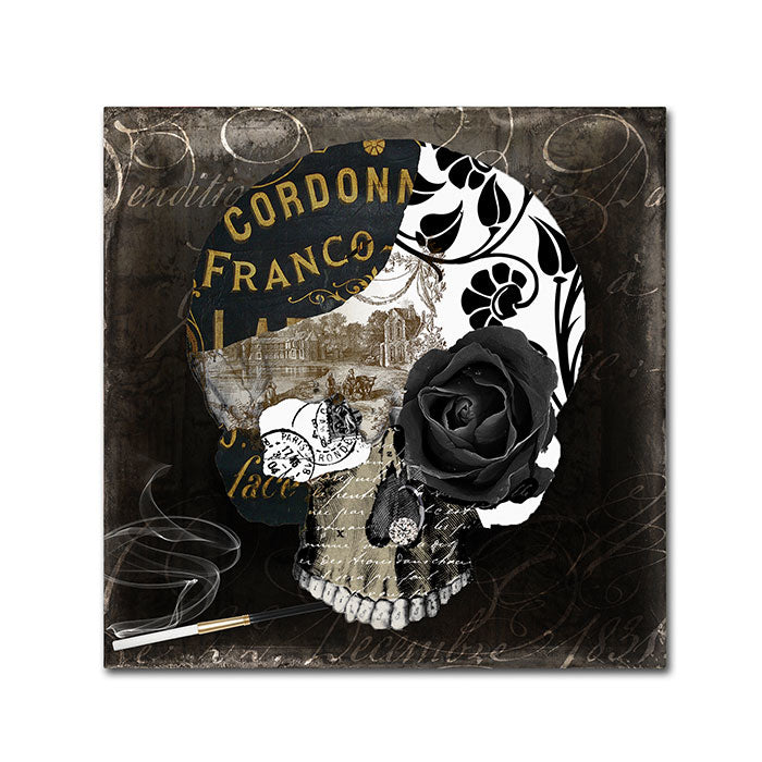 Color Bakery Paris Halloween II Canvas Wall Art 14 x 14 Image 1