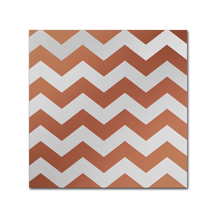 Color Bakery Xmas Chevron 4 Canvas Wall Art 14 x 14 Image 1