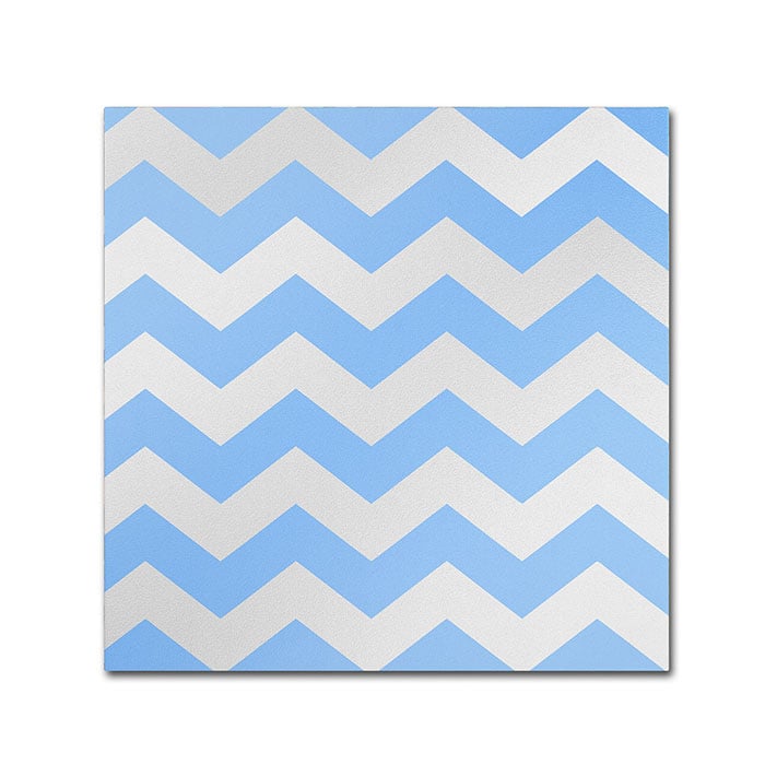 Color Bakery Xmas Chevron 3 Canvas Wall Art 14 x 14 Image 1