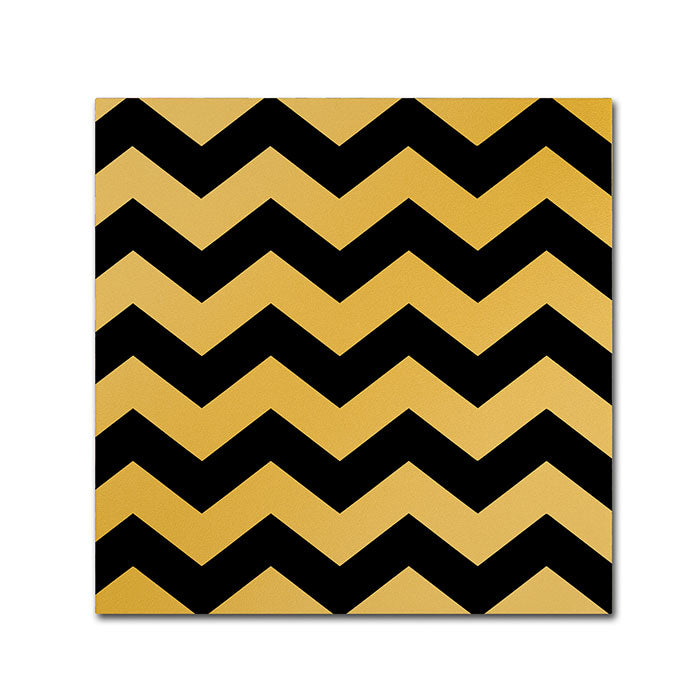 Color Bakery Xmas Chevron 5 Canvas Wall Art 14 x 14 Image 1