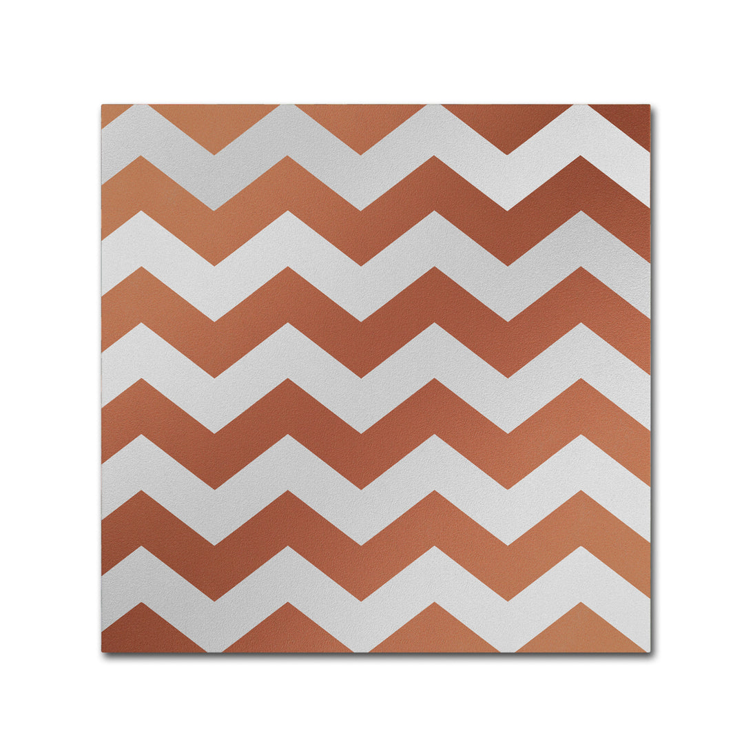 Color Bakery Xmas Chevron 4 Canvas Wall Art 14 x 14 Image 2