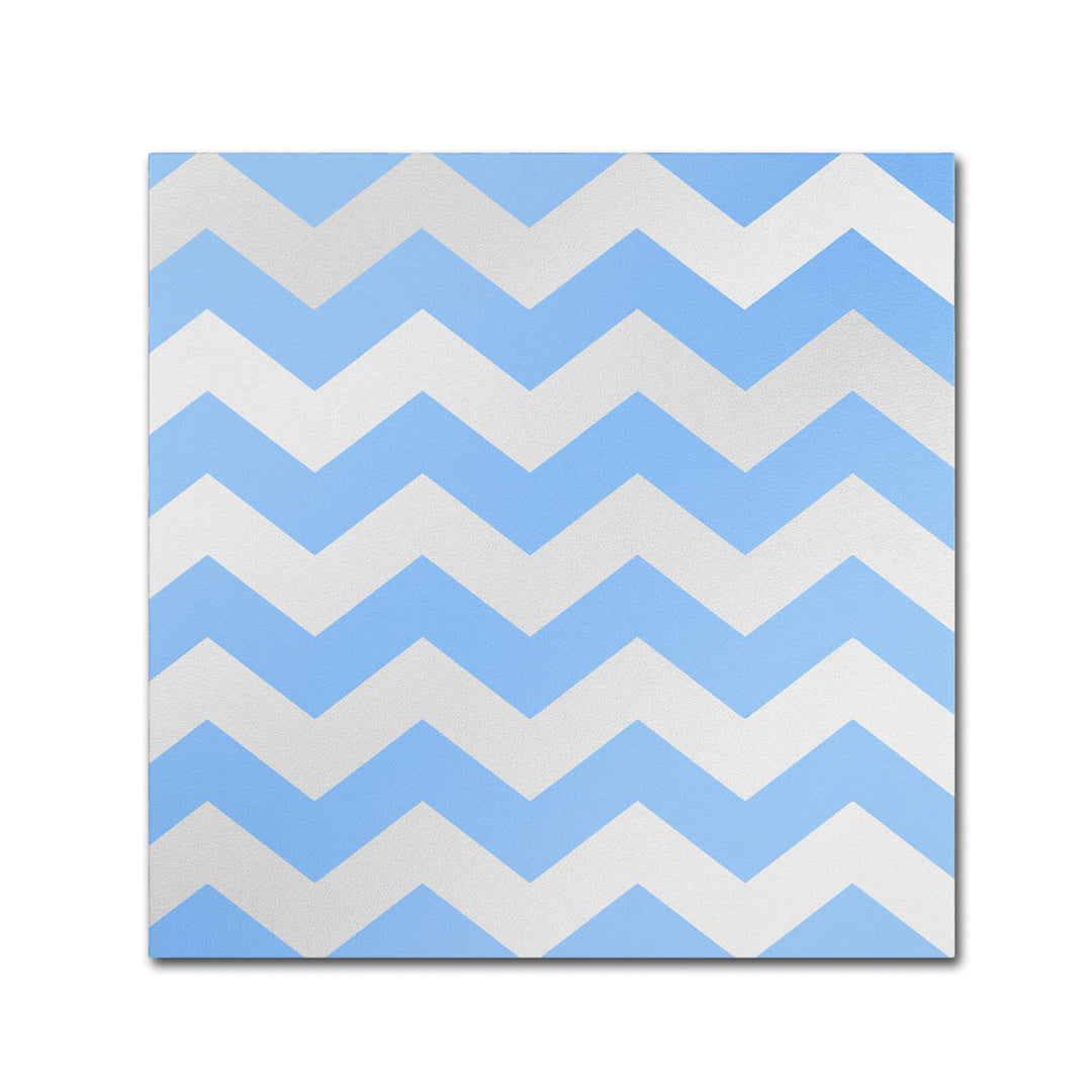 Color Bakery Xmas Chevron 3 Canvas Wall Art 14 x 14 Image 2