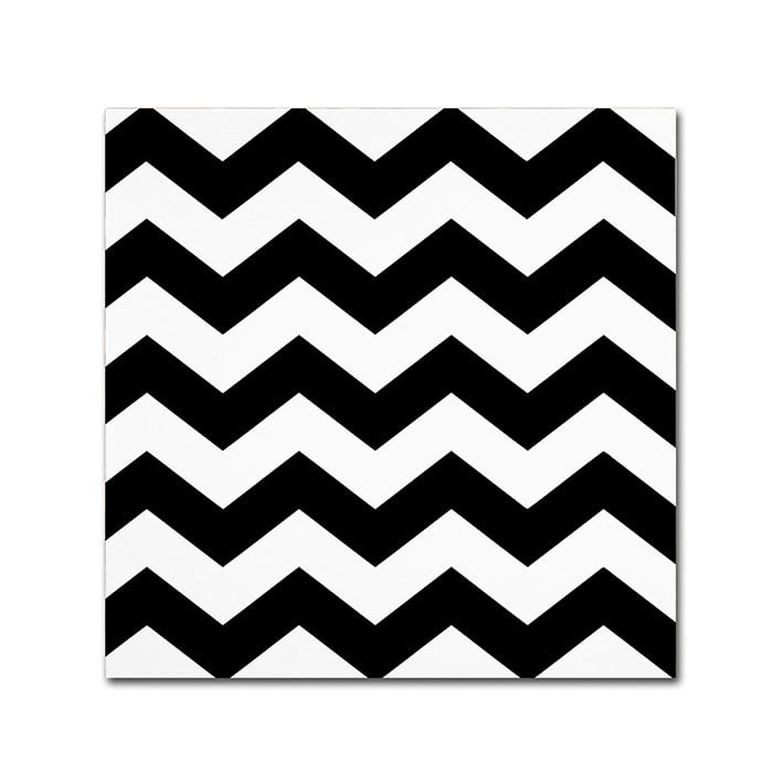 Color Bakery Xmas Chevron 6 Canvas Wall Art 14 x 14 Image 1