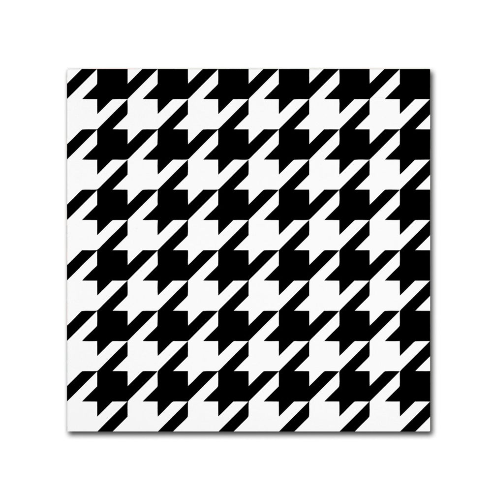 Color Bakery Xmas Houndstooth 6 Canvas Wall Art 14 x 14 Image 2