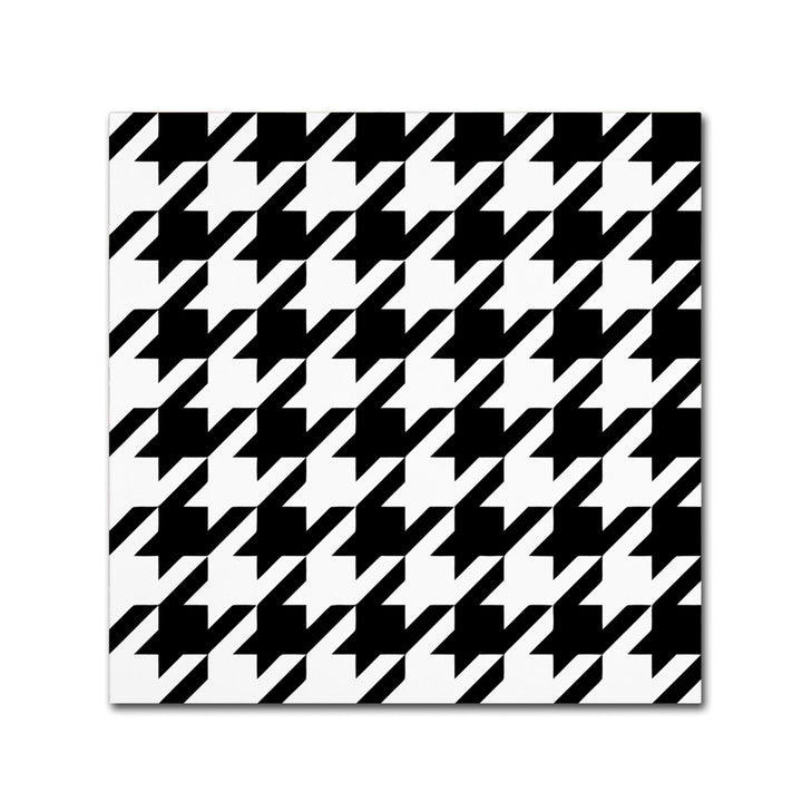 Color Bakery Xmas Houndstooth 6 Canvas Wall Art 14 x 14 Image 2