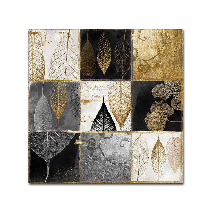 Color Bakery Fallen Gold III Canvas Wall Art 14 x 14 Image 1