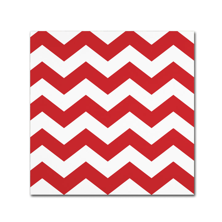 Color Bakery Xmas chevron 8 Canvas Wall Art 14 x 14 Image 2