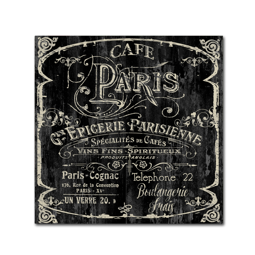 Color Bakery Paris Bistro VI Canvas Wall Art 14 x 14 Image 2