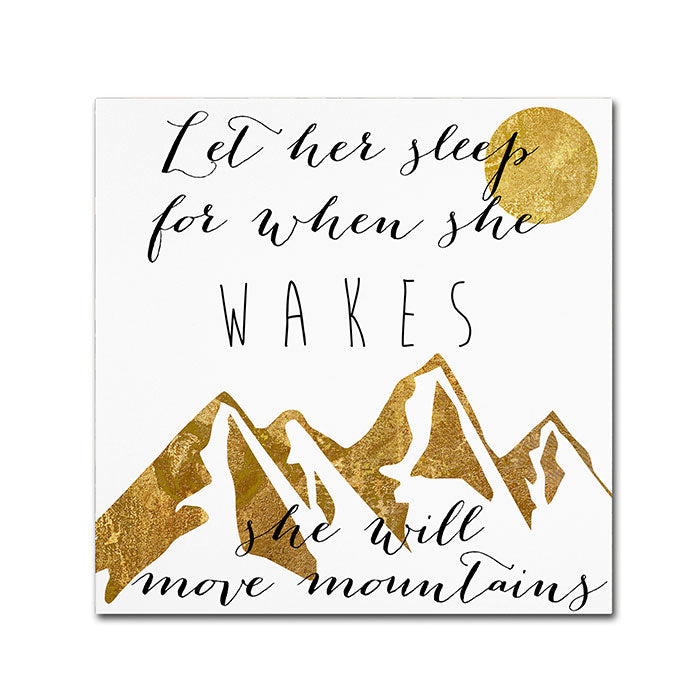 Color Bakery Mountains Canvas Wall Art 14 x 14 Image 1