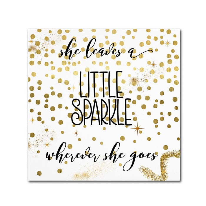 Color Bakery Sparkle Canvas Wall Art 14 x 14 Image 1