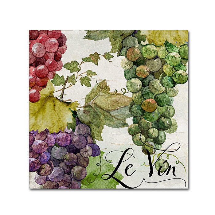 Color Bakery Wines of Paris II Canvas Wall Art 14 x 14 Image 1