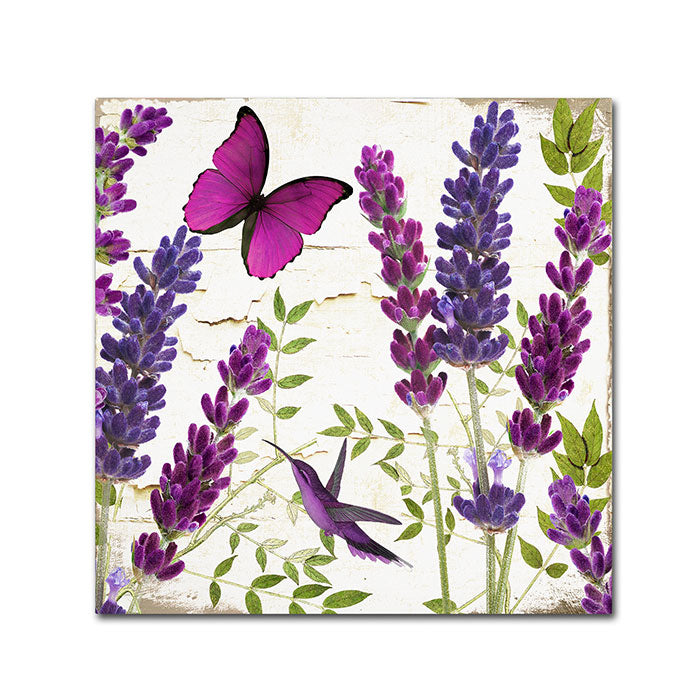 Color Bakery Lavender II Canvas Wall Art 14 x 14 Image 1