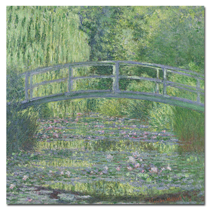 Claude Monet The Waterylily Pond, 1899 Canvas Wall Art 14 x 14 Image 1