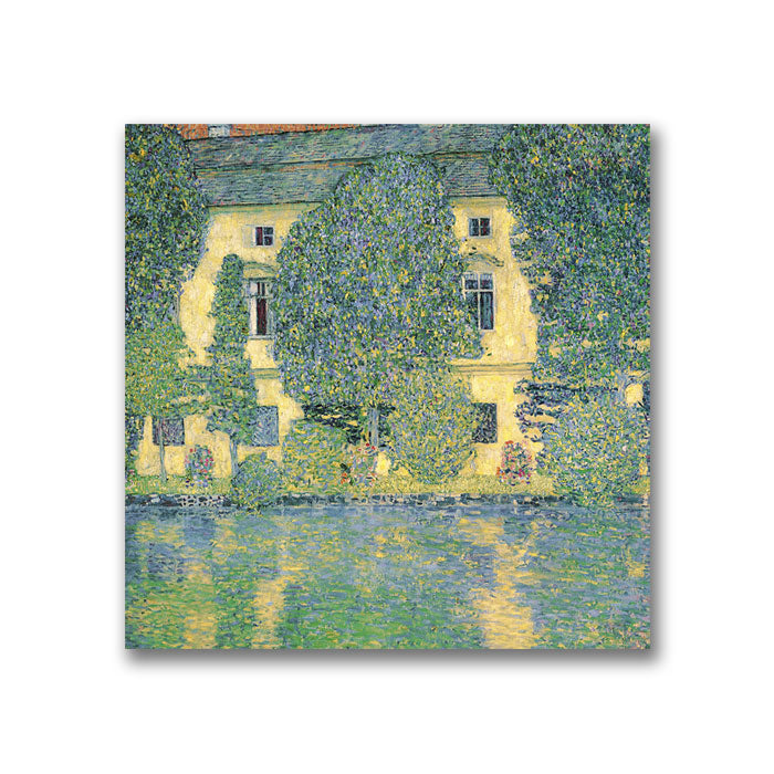 Gustav Klimt, The Schloss Kammer on the Atterse Canvas Wall Art 14 x 14 Image 1