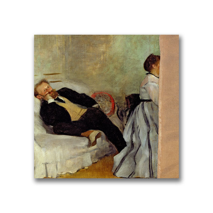 Edgar DegasMonsieur and Madame Edouard Manet Canvas Wall Art 14 x 14 Image 1