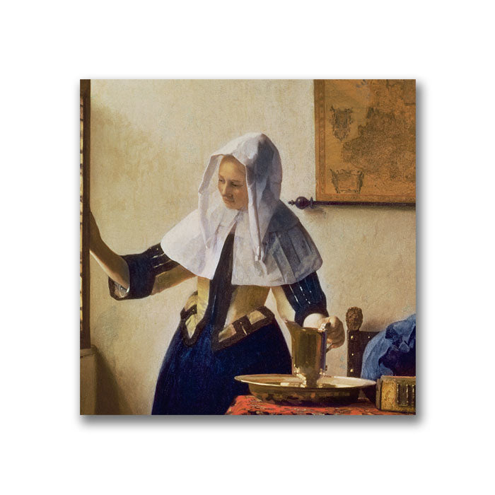 Jan Vermeer Young Woman with a Water Jug Canvas Wall Art 14 x 14 Image 1