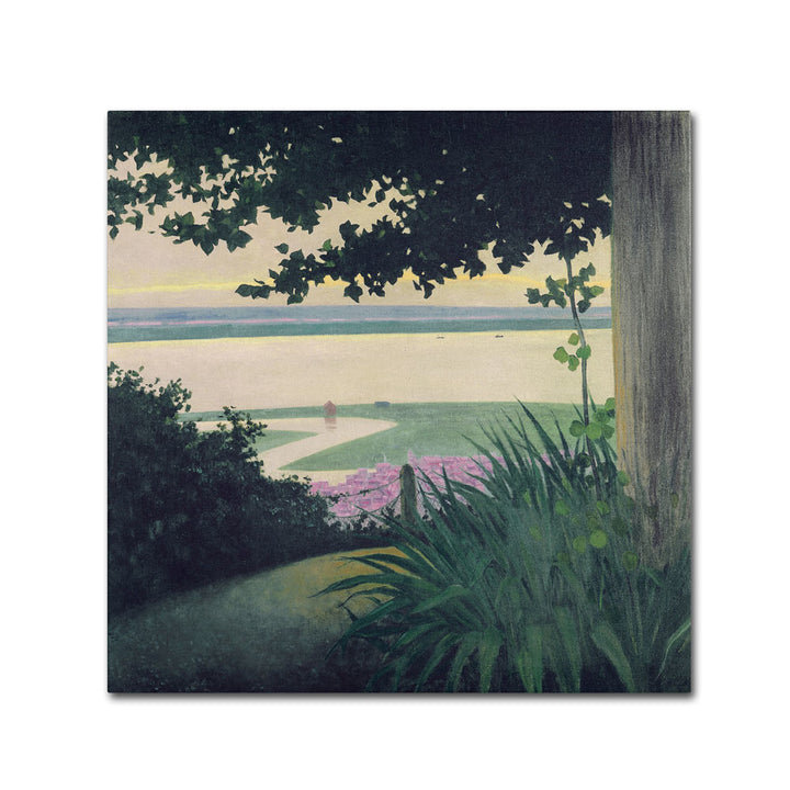 Felix Vallotton Honfleur and the Baie Canvas Wall Art 14 x 14 Image 1