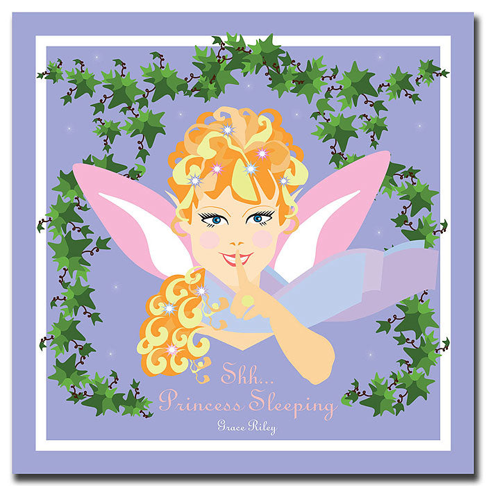 Shh... Princess Sleeping I by Grace Riley Canvas Wall Art 14 x 14 Image 1