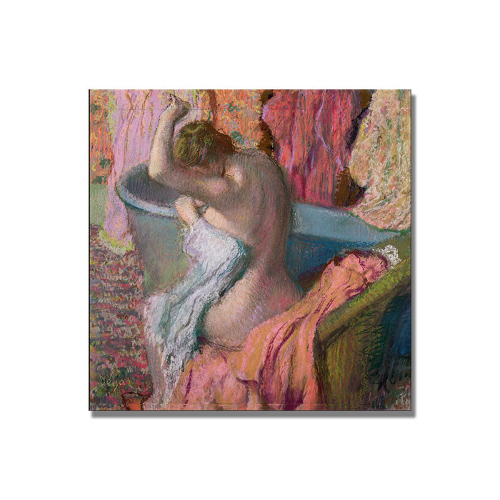 Edgar Degas Seated Bather 1899 Canvas Wall Art 14 x 14 Image 1