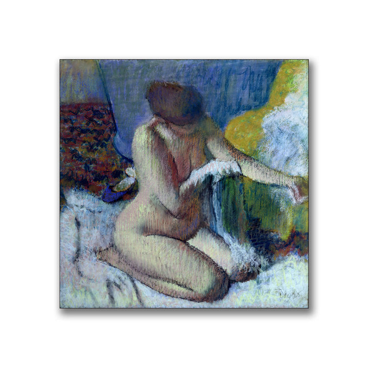 Edgar Degas After the Bath  Canvas Wall Art 14 x 14 Image 2