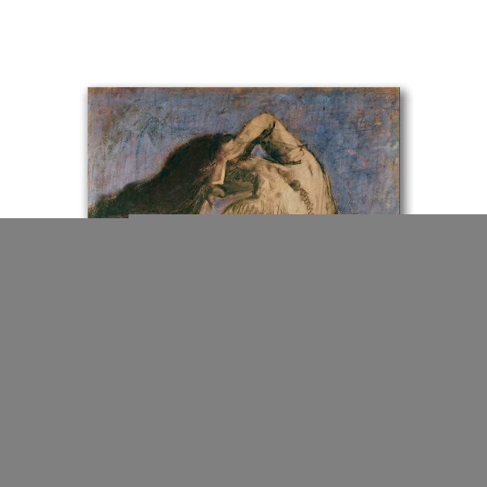 Paul Cezanne Woman Combing her Hair  Canvas Wall Art 14 x 14 Image 2
