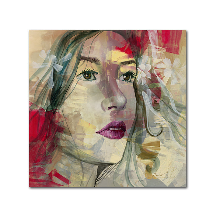 Andrea Ana Lucia Canvas Wall Art 14 x 14 Image 1