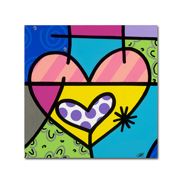 Roberto Rafael Big Heart I Canvas Wall Art 14 x 14 Image 1