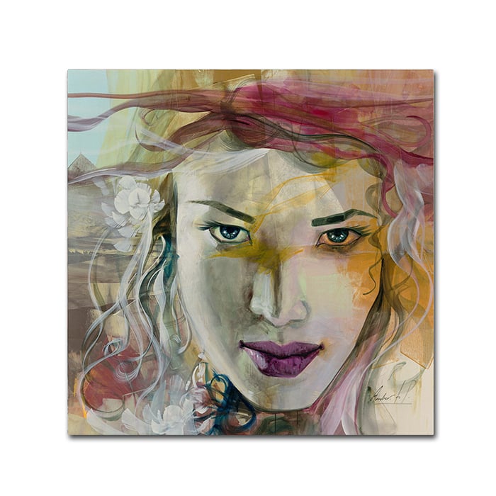 Andrea Desire Canvas Wall Art 14 x 14 Image 1