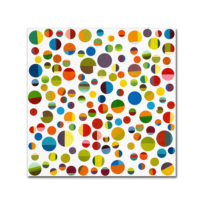 Michelle Calkins Found My Marbles 3.0 Canvas Wall Art 14 x 14 Image 1