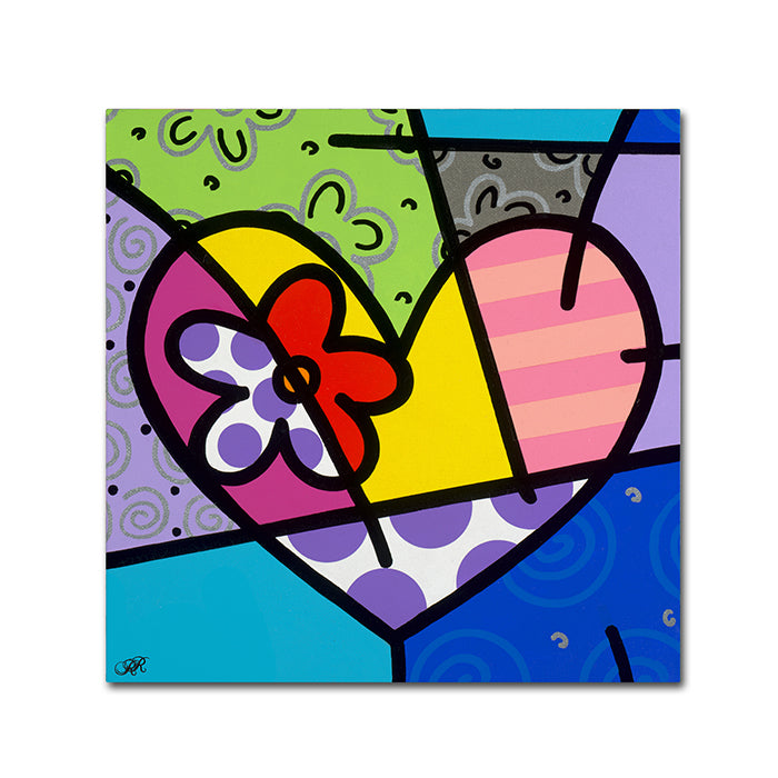 Roberto Rafael Big Heart III Canvas Wall Art 14 x 14 Image 1