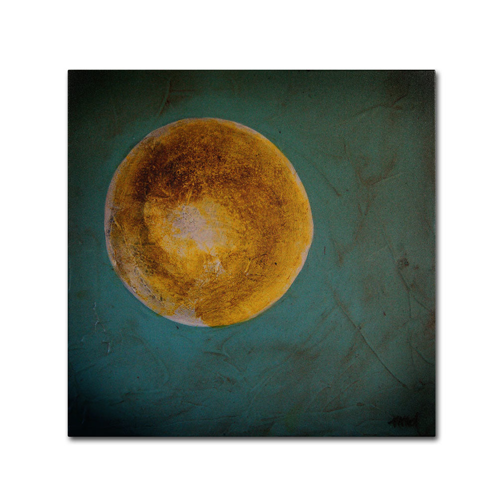 Nicole Dietz Moon on Blue Canvas Wall Art 14 x 14 Image 1