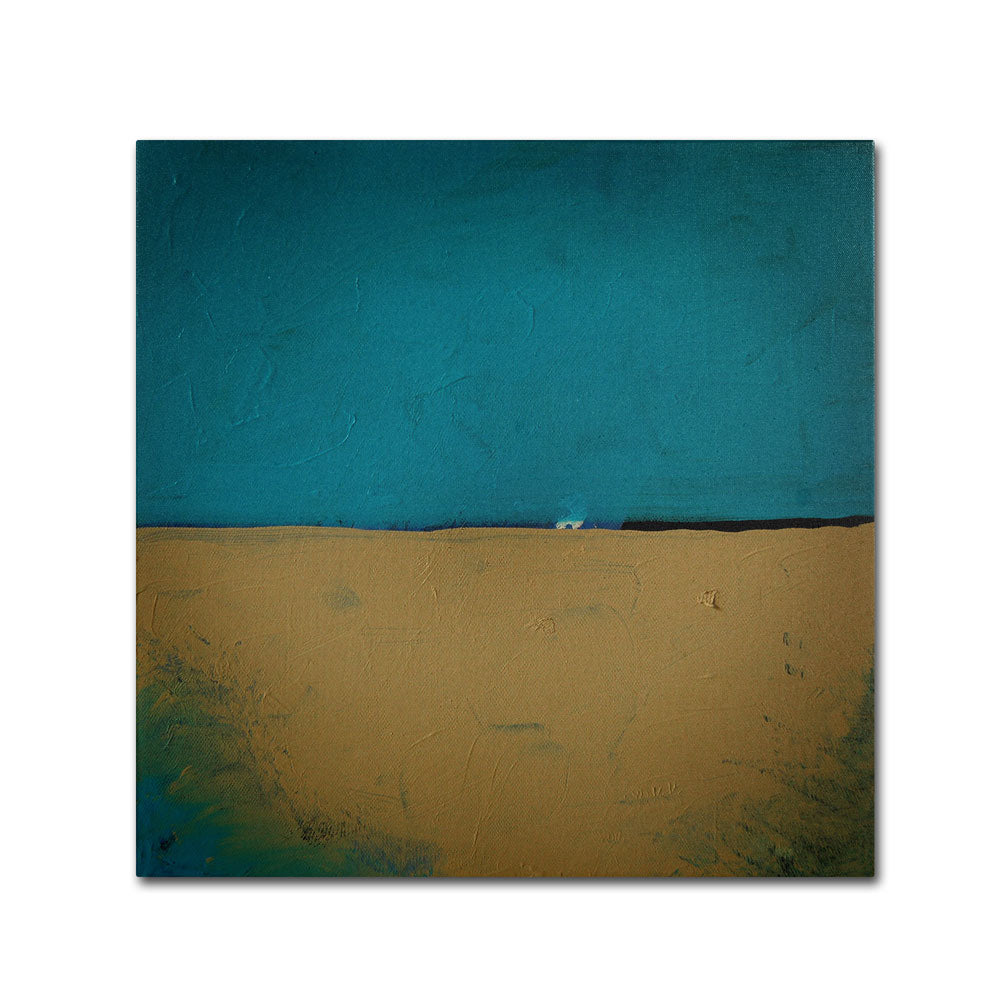 Nicole Dietz Teal Horizon Canvas Wall Art 14 x 14 Image 1