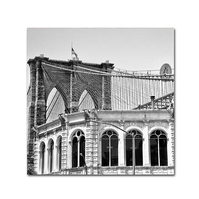 CATeyes Brooklyn Bridge 1 Canvas Wall Art 14 x 14 Image 1