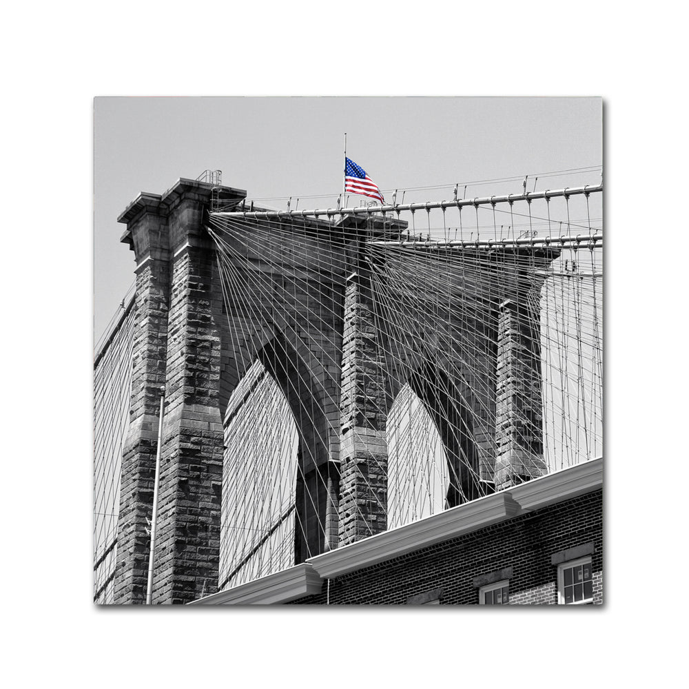 CATeyes Brooklyn Bridge 6 Canvas Wall Art 14 x 14 Image 2