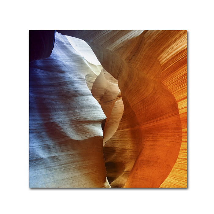 Philippe Hugonnard Antelope Canyon Canvas Wall Art 14 x 14 Image 1