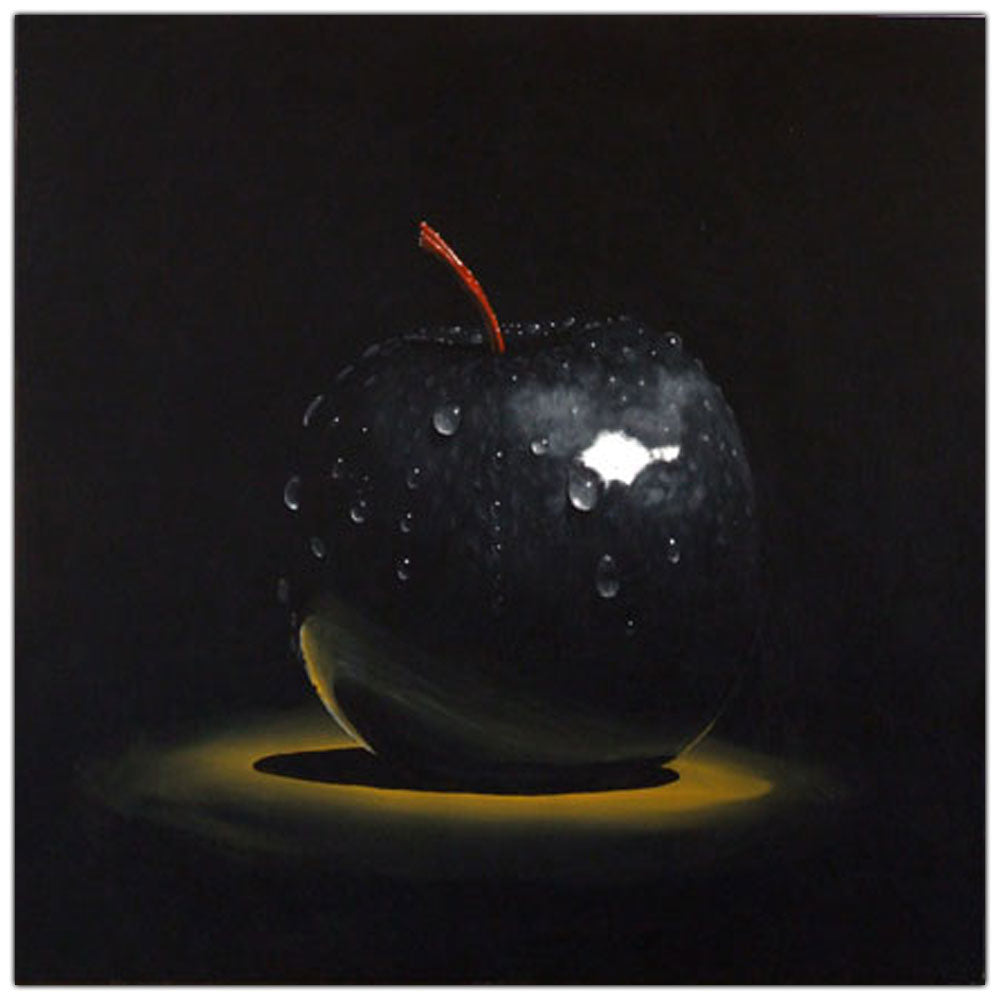 Black Apple by Roderick Stevens framed 14 x 14 Image 2