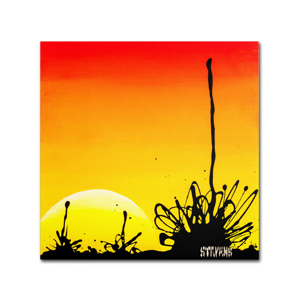 Roderick Stevens Century Sunset Canvas Wall Art 14 x 14 Image 2