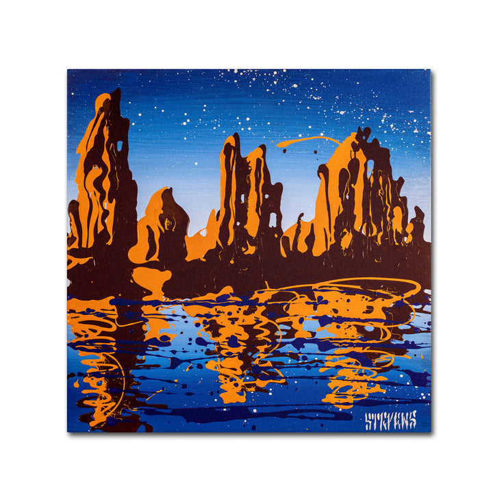 Roderick Stevens Lake Powell 02 Canvas Wall Art 14 x 14 Image 1