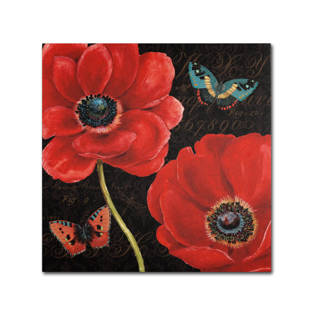 Daphne Brissonnet Petals and Wings II Canvas Wall Art 14 x 14 Image 1