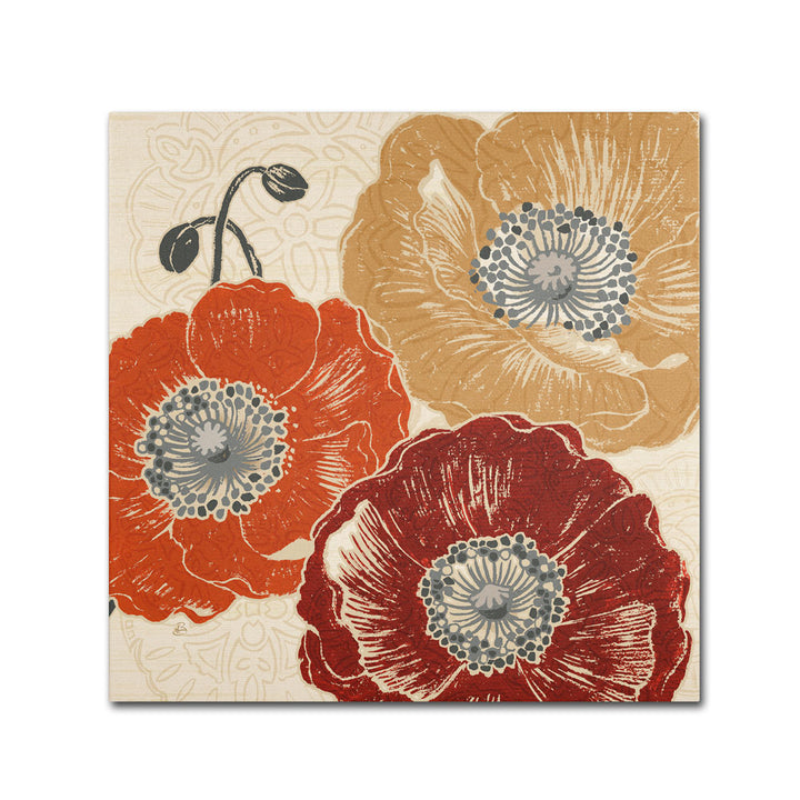 Daphne Brissonnet A Poppys Touch III Canvas Wall Art 14 x 14 Image 1