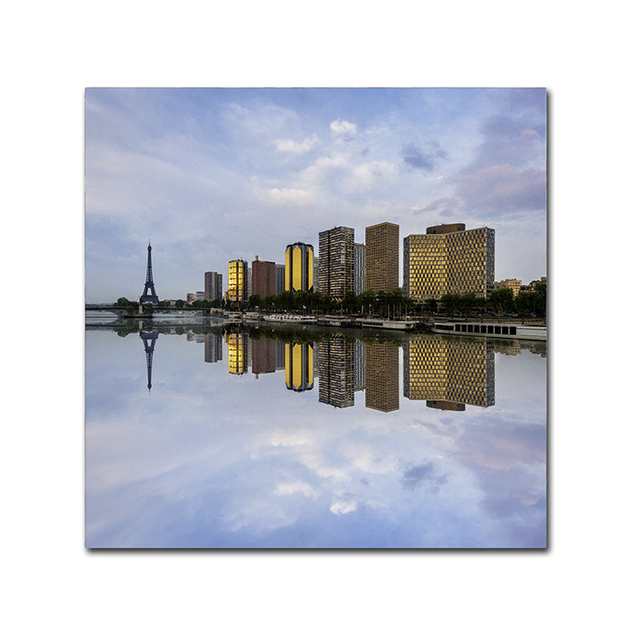 Mathieu Rivrin Symmetry of Paris Canvas Wall Art 14 x 14 Image 1