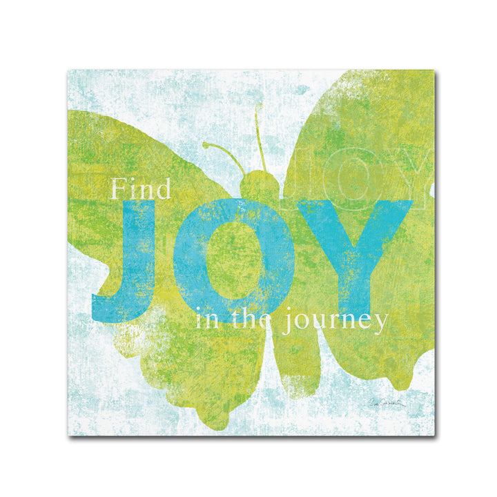 Sue Schlabach Letterpress Joy Canvas Wall Art 14 x 14 Image 2