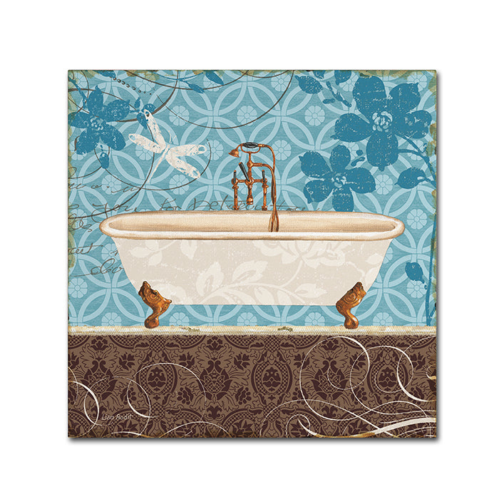 Lisa Audit Eco Motif Bath II Canvas Wall Art 14 x 14 Image 1