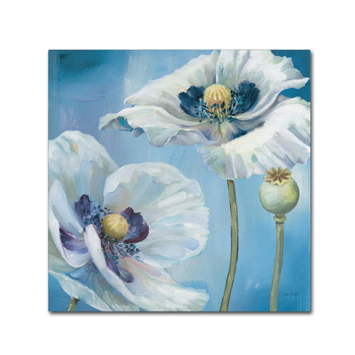 Lisa Audit Blue Dance II Canvas Wall Art 14 x 14 Image 2