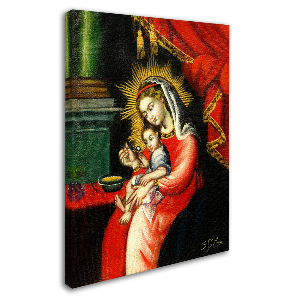 Masters Fine Art The Virgin and Son I Canvas Wall Art 35 x 47 Inches Image 2