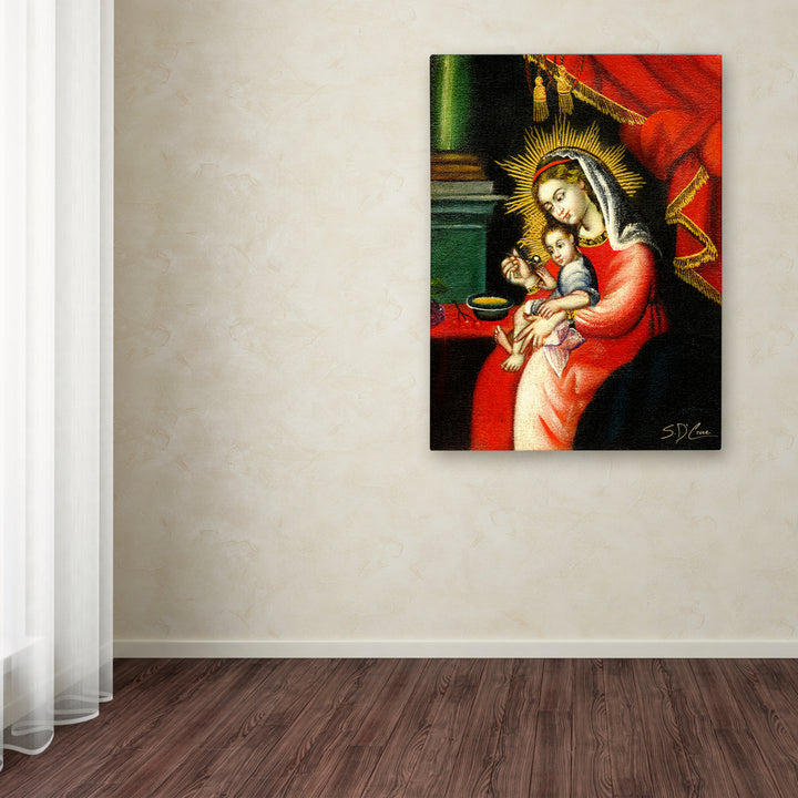 Masters Fine Art The Virgin and Son I Canvas Wall Art 35 x 47 Inches Image 3